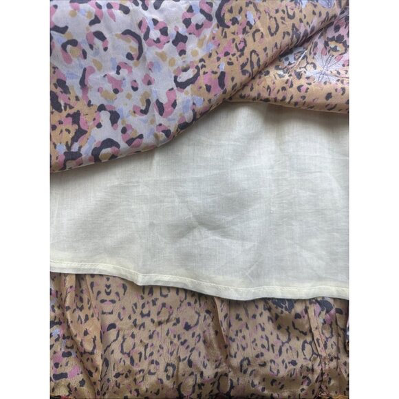 Bhanuni By Jyoti Anthropologie Panthera Animal Print Maxi Skirt Lined Full 6 - Picture 3 of 12